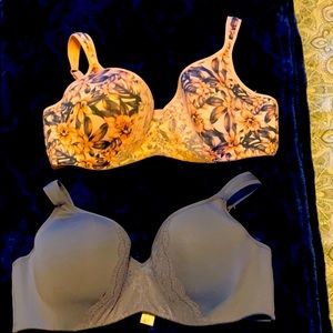 2 Jessica Simpson Bras Size 42 D NWOT